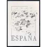 Vinkarta Espana 50x70cm