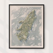 Ornö 40x50cm Mapbits